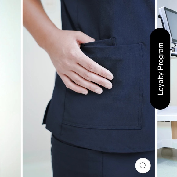 C. Saucy Scrub Top, size 3XL - Picture 4 of 6